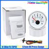 MAIMEIMI 7 Color LED 0-190ohm 52MM Fuel Water Level Gauge Water Temp Oil Pressure Meter Oil Temp Voltmeter with Alarm Optional