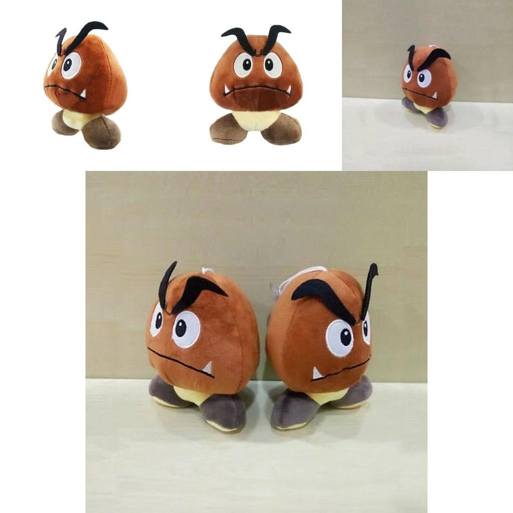 Adorável Super Mario Bros de 6''. Boneco de Pelúcia Triste Goomba Para Todas as Idades