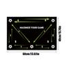 Football Training Mat Durable Non Slip Foldable Kids Adults Dribble Training Mat Football Training Indoor Outdoor Equipment
