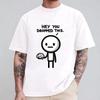 Funny T Shirt for Men Summer Tops Please Use Your Brain Stupid Saying Print Tees Shirt Short Sleeve O-neck Fashion Male Clothing