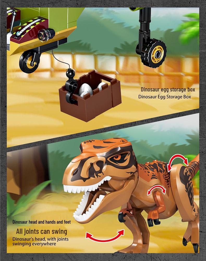 Tyrannosaurus Rex Battle Adventure Building Blocks Toy - FC3700 Series
