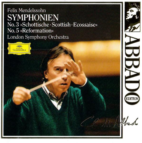 CD CLAUDIO ABBADO Симфонии № 3 шотландская № 5 4370122 Deutsche 1986 Германия Классика Б/у