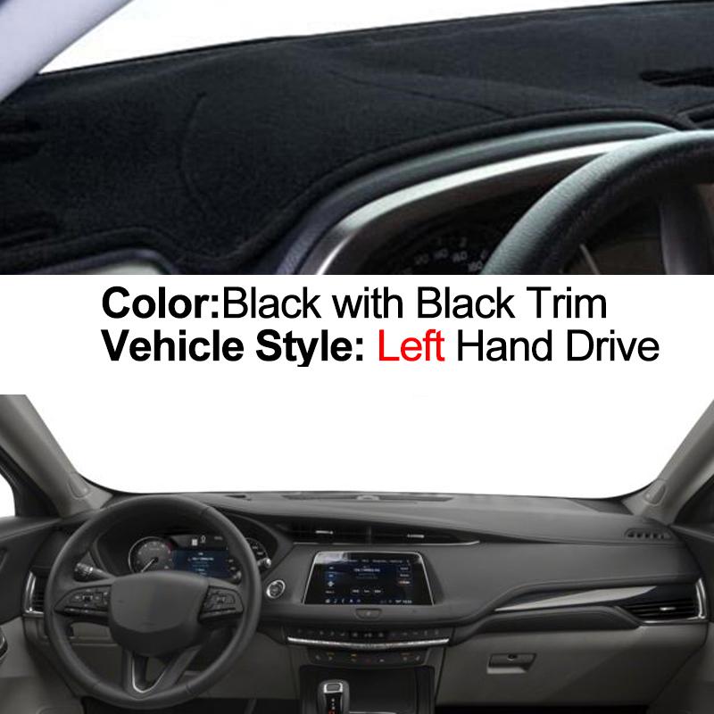 Auto Car Dashboard Cover DashMat Carpet Cape For Cadillac XT4 2018 2019 2020 2026 Center Console Protector Sun-Shade Non-Slip