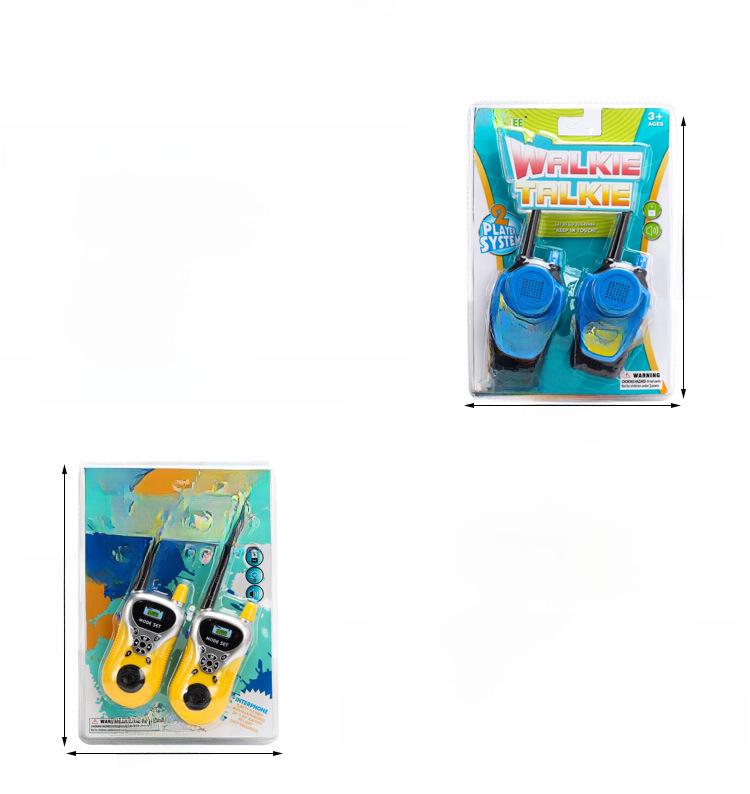 2-Pack Children's Mini Walkie Talkie Toy for Parent-Child Interaction, Indoor & Outdoor Play