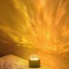 Aurora Night Light Projector 16 Color Ocean Wave Projector USB Rechargeable Remote Light Projector for Kids Teens