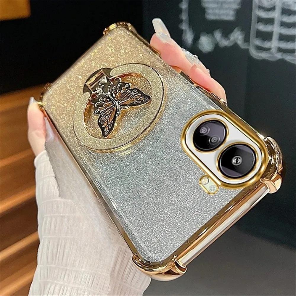 Coque de protection bordure plaquée brillante à paillettes de luxe pour Motorola MOTO G77 G67 G86 Edge 70 Fusion 60 50 50 Pro Neo Housse de protection antichoc