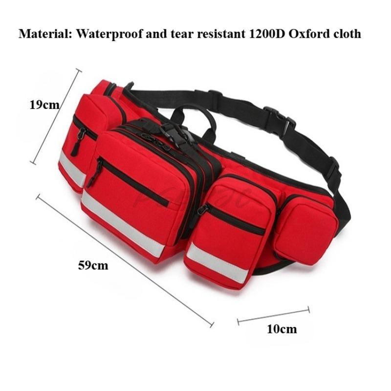 Portable Waterproof and Wear-resistant Large Capacity Emergency Bag Epidemic Prevention Waist Bag Medical Emergency Waist Bag