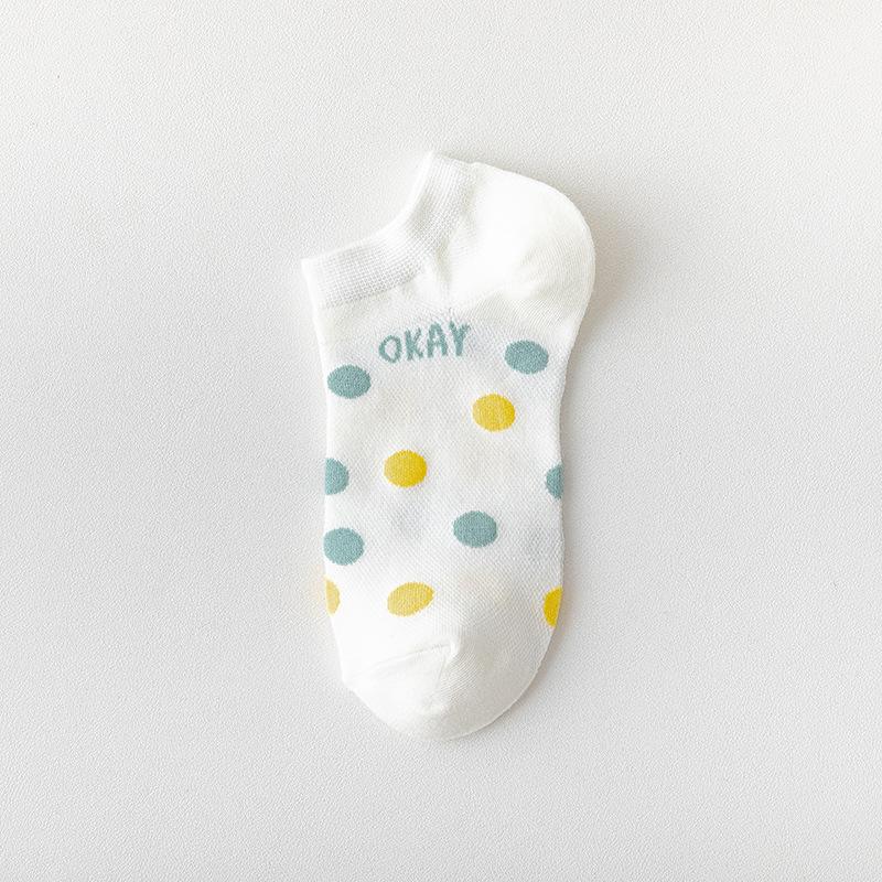 Ladies' Short Socks, Shallow Socks, Summer, Thin and Cute Short Boat Socks, Women's Low-top, Trendy Summer Style
