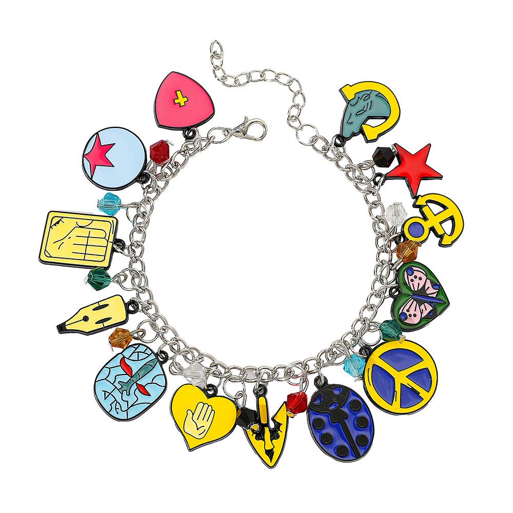 Halloween Anime Cartoon Theme Adjustable Superhero Character Bracelet Accessory