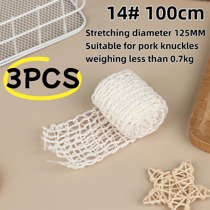 Food Grade Meat Stretchable Netting Butcher Twine Cooking String For Sausage Ham Roasting Kitchen Meal Preparation