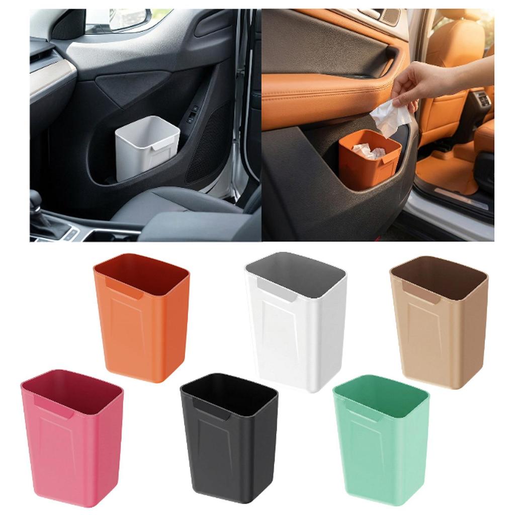 Mini Silicone Car Trash Can Fashion Stylish Automotive Car Interior Organizer Car Umbrella Storage Holder Auto Door Storage Box