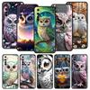 Soft TPU Case For Realme C67 C63 C55 C53 C25 C21 10 11 12 13 GT 2 3 5 Pro Plus 5G Shockproof Phone Cover Cartoon Cute Owl Capas