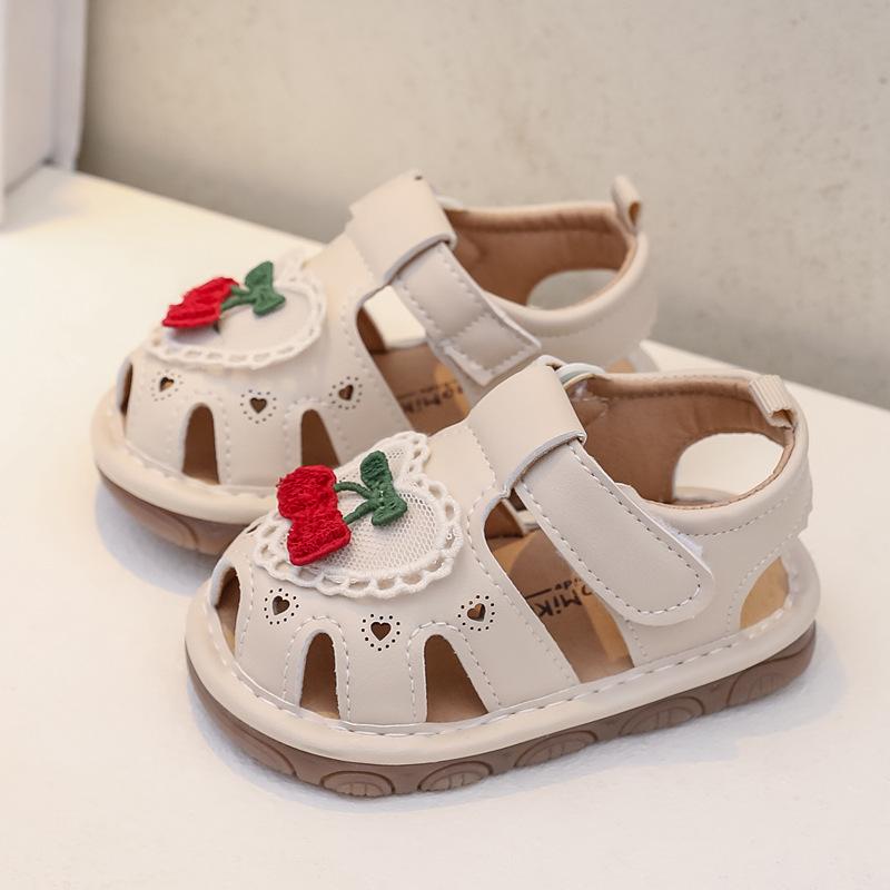 

Squeaky Baby Shoes Summer Kids Shoes Baby Boy Shoes Squeakers Anti Slip 0-2 Years Squeaky Sneakers Girl Sandals Toddler Shoes 21