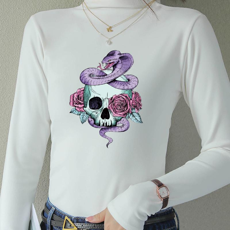 Patch-uri Pentru Haine Cranii de Șarpe Aplicat Termic Tricou Aplicat DIY Parches Ropa Autocolante Haine Vinil Termotransfer