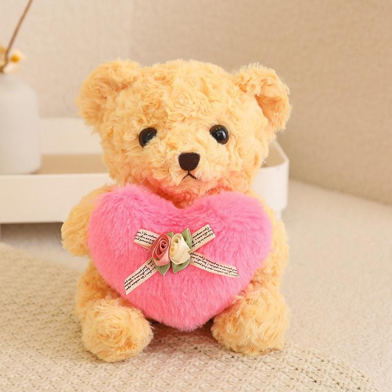 Teddy Bear Doll Couple Scarf Bear Plush Toy Love Bear Doll Christmas Elk Penguin Old Man Series