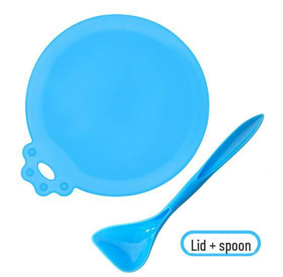 Capac din silicon pentru conserve de mâncare pentru animale de companie - Sigiliu 3-în-1 pentru păstrarea prospețimii pentru pisici și câini