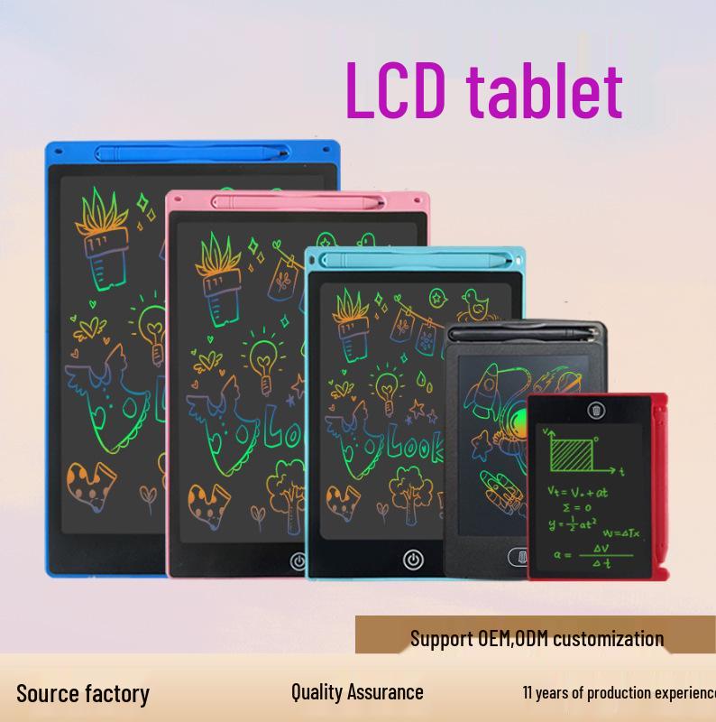 LCD Writing Tablet: High Brightness Electronic Drawing Board for Kids - Colorful Handwriting and Painting Board