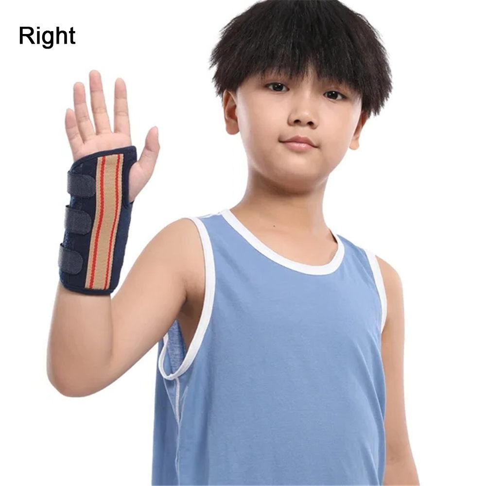

1Pcs Children Wrist Joint Sprain Support Brace Adjustable Kid Wrist Fracture Fixation Splint Carpal Tunnel Hand Injury Recovery Strap L