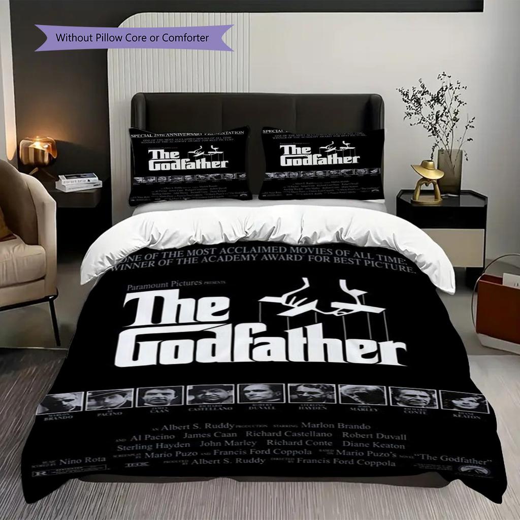 The Godfather Trilogy Threepiece Set 1 Duvet Cover 2 Pillowcase Without Core Bedding Set Duvet Cover And Pillowcase Soft And Comfortable