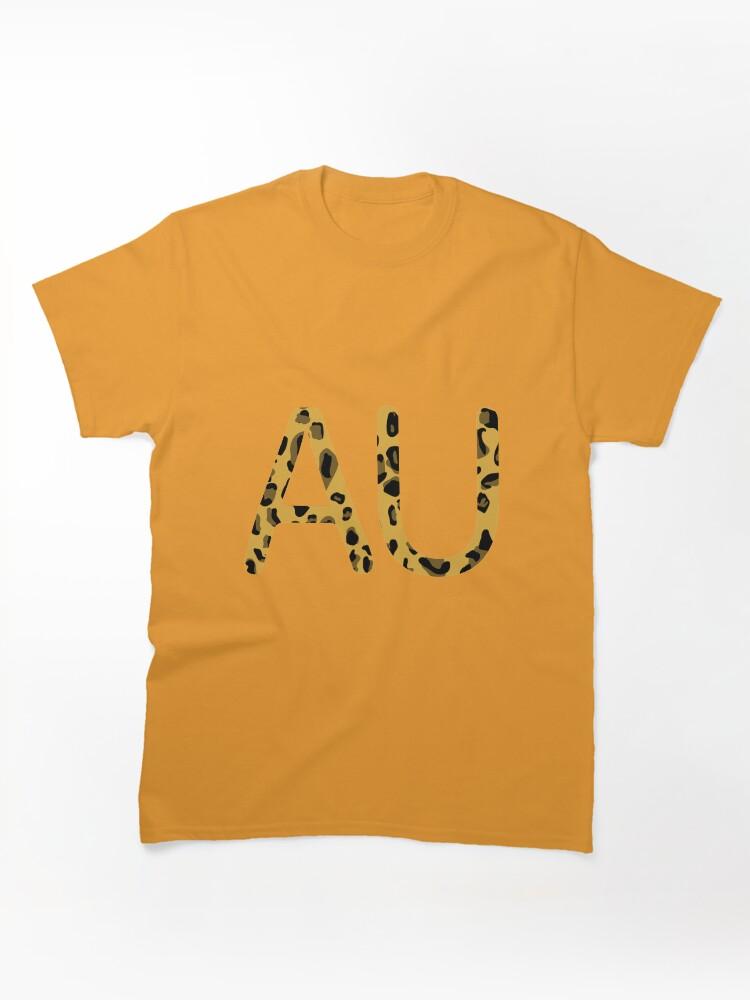 Auburn University AU Cheetah Print Classic Unisex T-Shirt
