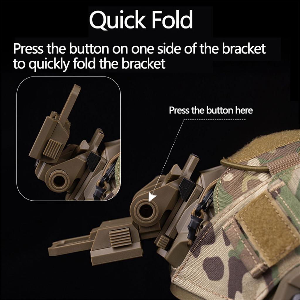 Night Visions Bracket Holder Adjustable Hunting Helmet NVG Adapter Attachment Tactically Helmet Mount Adapter Durable