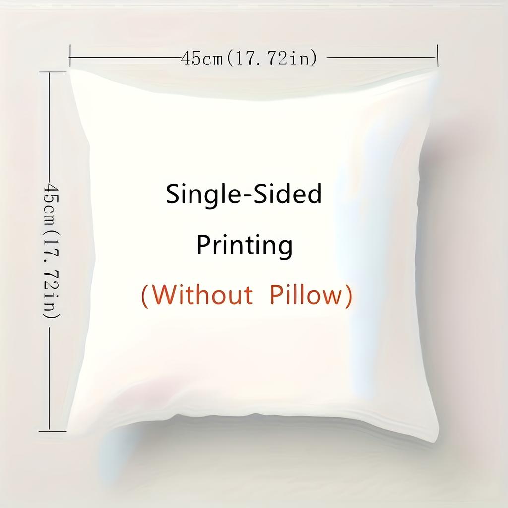 4 Cute Cat Print Pillowcases with Beautiful Floral, Butterfly, and Bird Pattern Designs. Modern Style, Single-sided Print, Zipper Closure, Hand Wash O