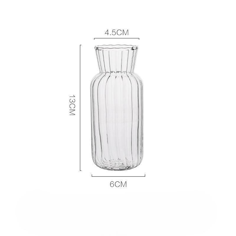 Βάζο λουλουδιών ποτήρια για φυτά Nordic γυάλινο βάζο λουλουδιών Διαφανές υδροπονικό γυάλινο λουλούδι στολίδια για το τραπέζι στο σπίτι
