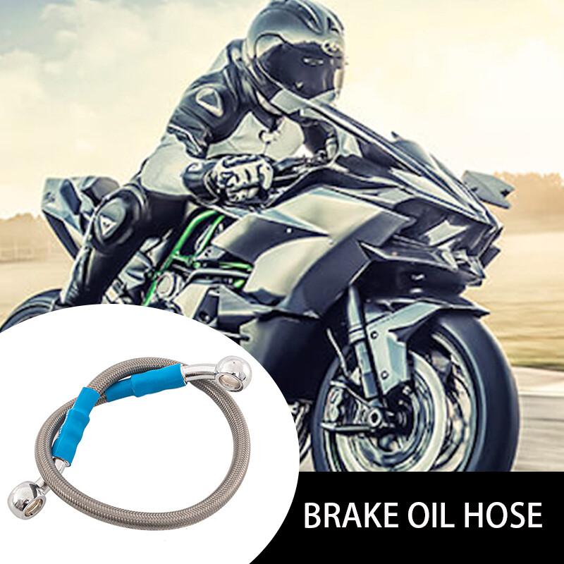 15.4-45 in Motorcycle Racing Hydraulic Brake Hose 10mm Braided Oil Hoses Line M