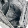 PRADA lightweight Diagonally hung Shoulder Bag Nylon black Women Used