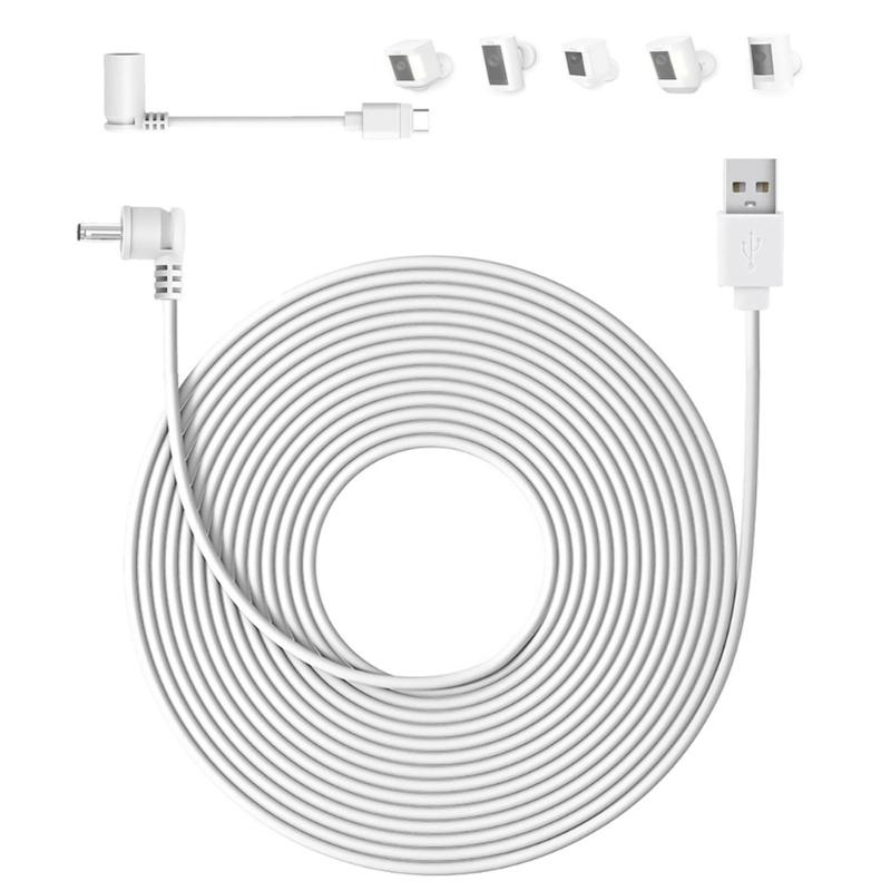 Extended Length Power Cable for NEST Cams Cameras Suitable for Indoor and Outdoor Environment Use 5.2m/7.6m/10m