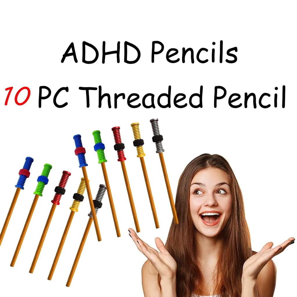 Threaded Pencil For Adhd, Threaded Pencil With Nut