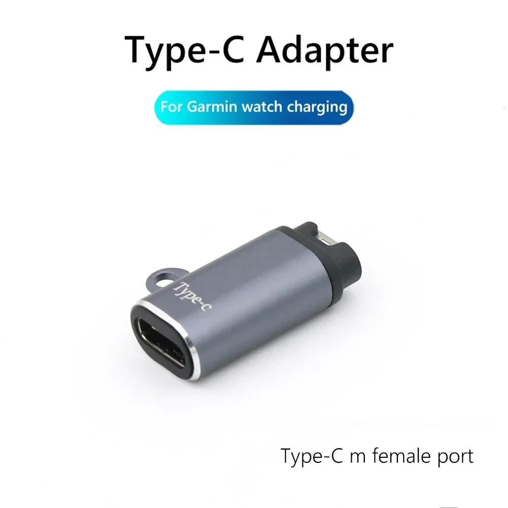Adaptateur Convertisseur Chargeur Type C Micro USB Ios Pour Montre Intelligente Garmin Fenix 7 6 5 Instinct 2S Venu 2 Plus EPIX Forerunner 745 Connecteur Chargeur