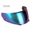 Universal Photochromic Anti-Fog Visor Sticker for HJC I91/i90 Helmets, Day-Night Electroplated HJ-33 Lens
