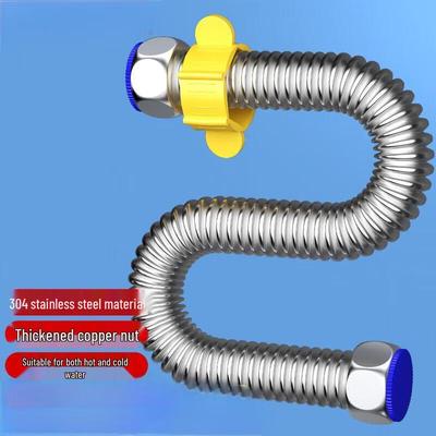 Jiemengzhe 304 Edelstahl Wellschlauch für Warmwasserbereiter Einlass