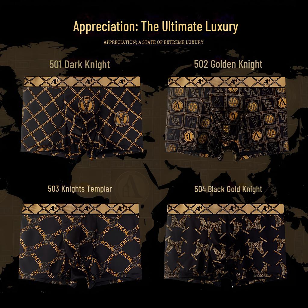 Atmungsaktive Premium-Boxershorts aus Eisseide für Herren – Sommerkollektion, Geschenkbox