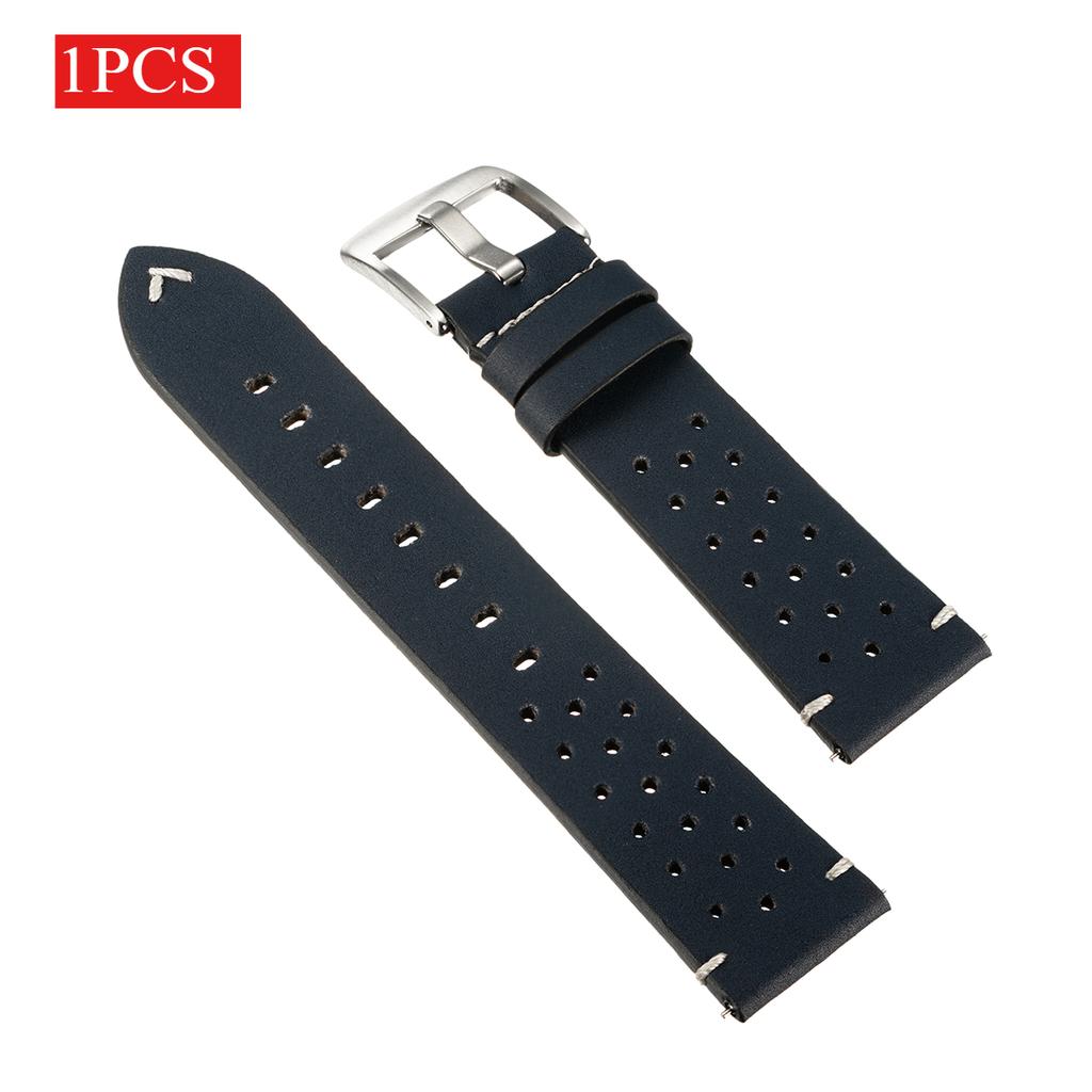 2Pcs 20mm Leather Breathe Strap for Samsung Galaxy Watch 7 6 5 4 40/44mm 6Classic 5Pro 22mm Band for Huawei GT5 3 4Pro Watchband