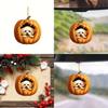 Pumpkin Acrylic Adorable Doll Car Pendant For Rearview Mirror Decoration Gift