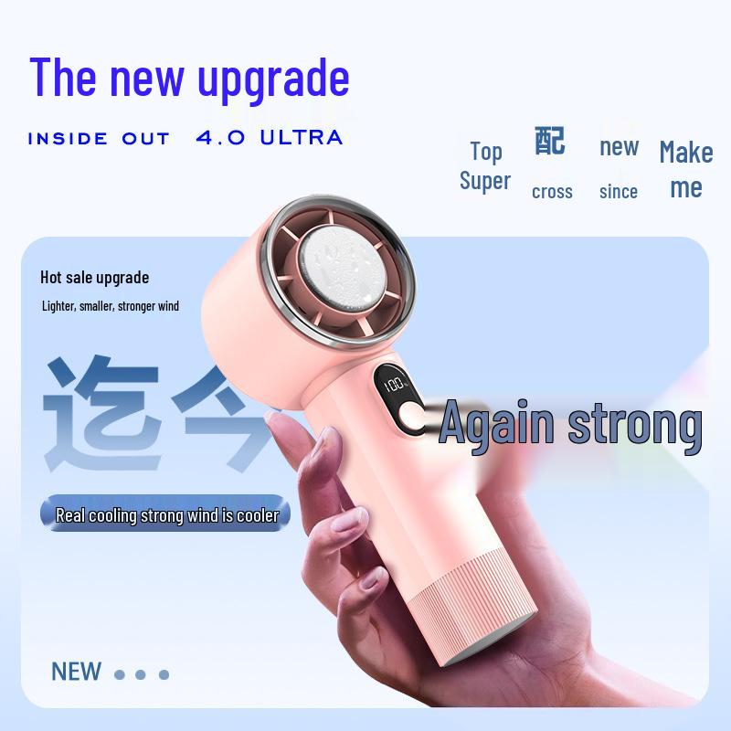 

Портативный USB ручной вентилятор - Полупроводниковое охлаждение, 10 скоростей, Цифровой дисплей, Бесступенчатое управление 172*63*63 mm