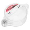 Transparent Outdoor Valve Lock for Water Spigot Faucet Knob Gas Pipe Valve 25-64Mm Heavy Duty Industrial Safety Lockout Device