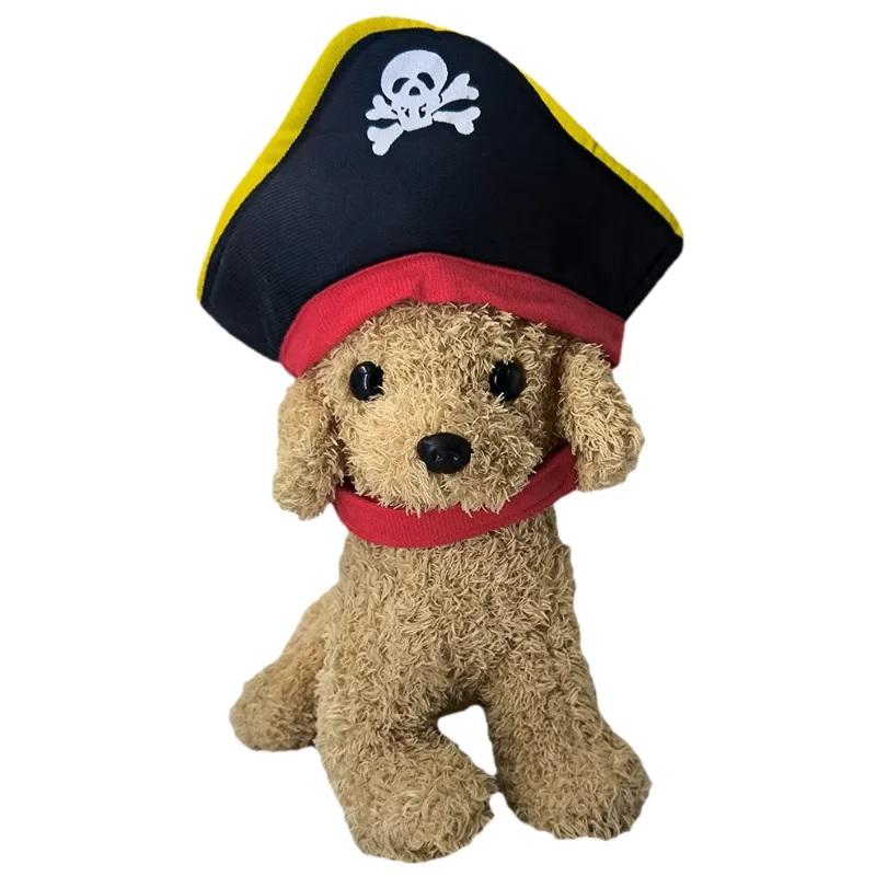 Funny Pirate Costume For Small Medium Dogs Cats Halloween Pet Cosplay Creative Puppy Kitten Jacket Coat