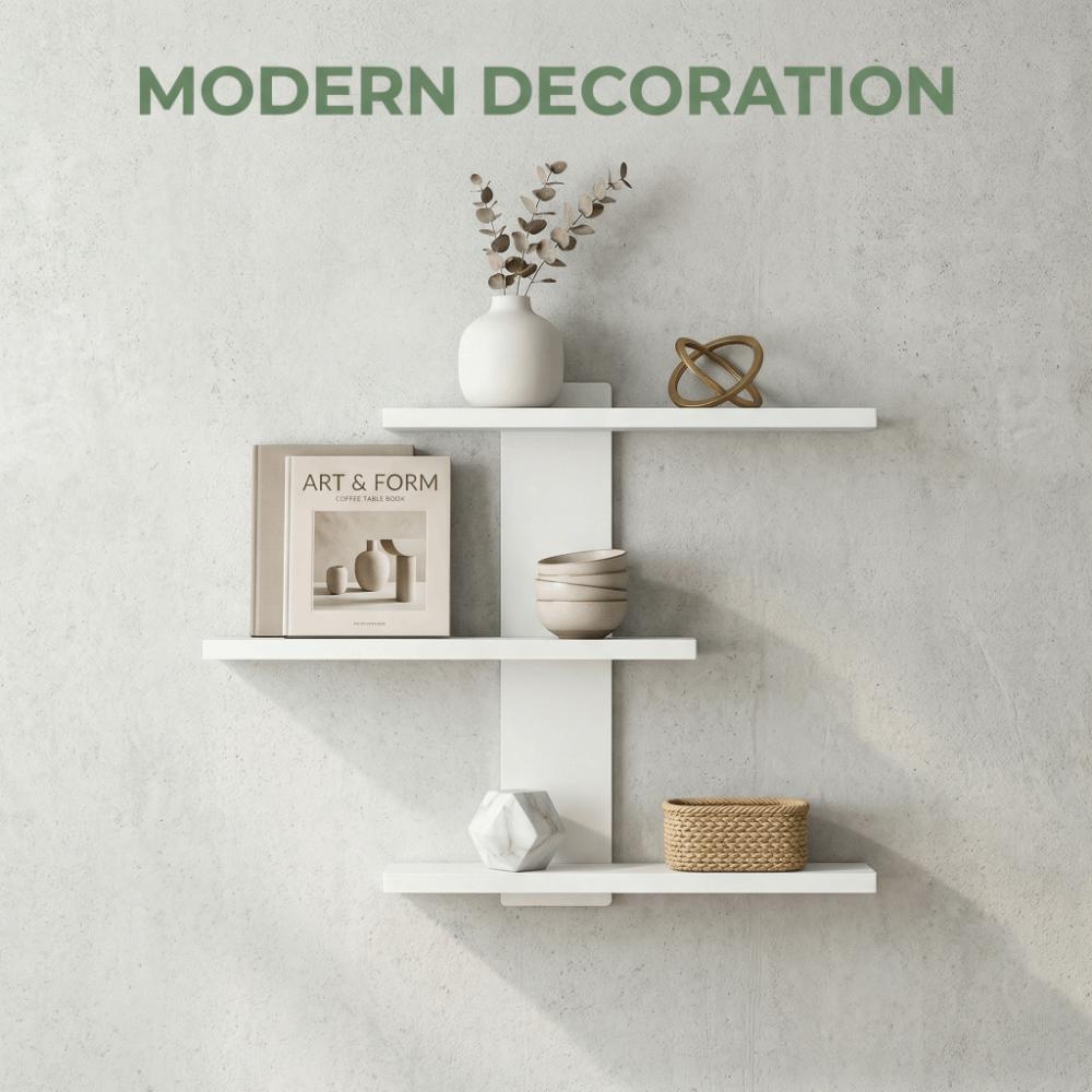 Simple Wall Mounted Storage Rack Detachable Floating Wall Bracket  Living Room