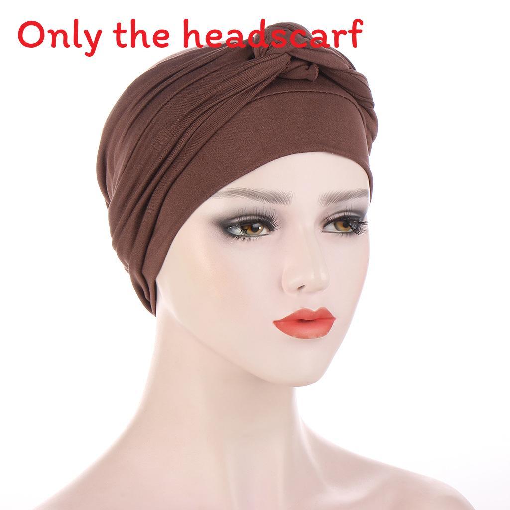 Comfortable Polyester Turban Hat With Braid Design For Men And Women