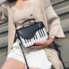 Sac bandoulière bandoulière motif piano mignon en cuir PU pour femmes téléphone portable nouveau