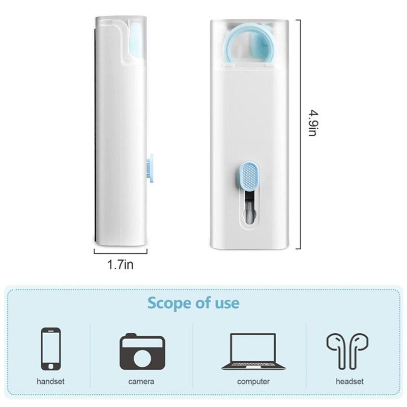 Sada na čištění klávesnice 7 v 1 Čištění obrazovky notebooku Airpods Čistič náhlavní soupravy Čisticí pero Bluetooth Sada kartáčků na čištění sluchátek