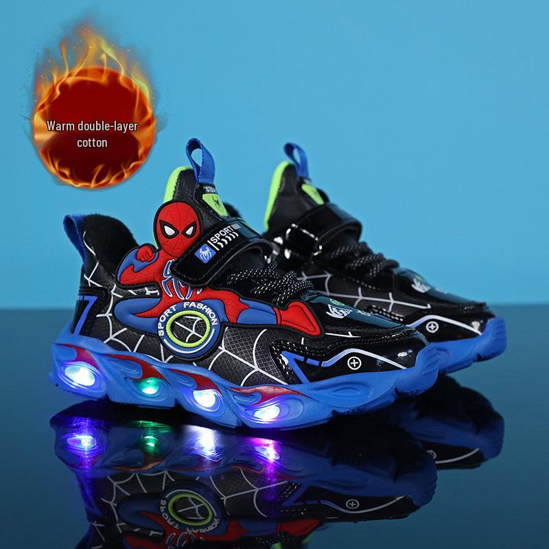 Kids' Light-Up Cartoon Mesh Running Shoes - Autumn 2025 Breathable Style