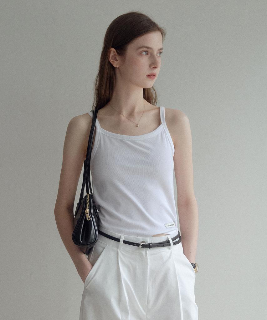 LENAV Les Sleeveless Tee (White)