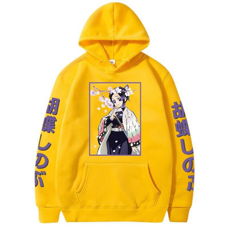 Butterfly Shinobu Fleece Large Size Couple Hoodie Hooded Sweater