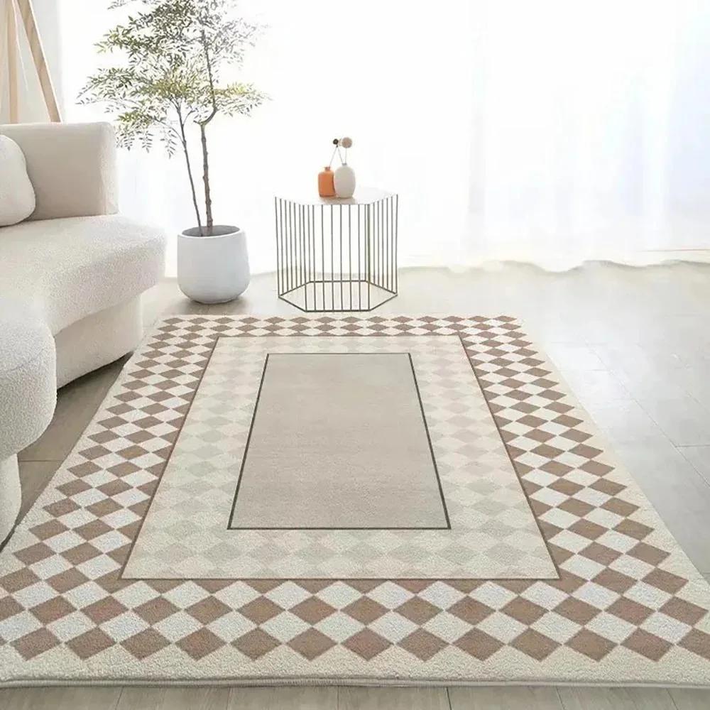 Nordic Minimalist Style Rug Carpet For Bedroom Living Room Home Sofa Decoration Large Decor Floor Mat Gift Washable Rug