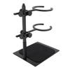 Pour Over Coffee Dripper Stand Multipurpose Double Layer Coffee Dripper Station with Glass Coffee Pot Black Coffee Cup