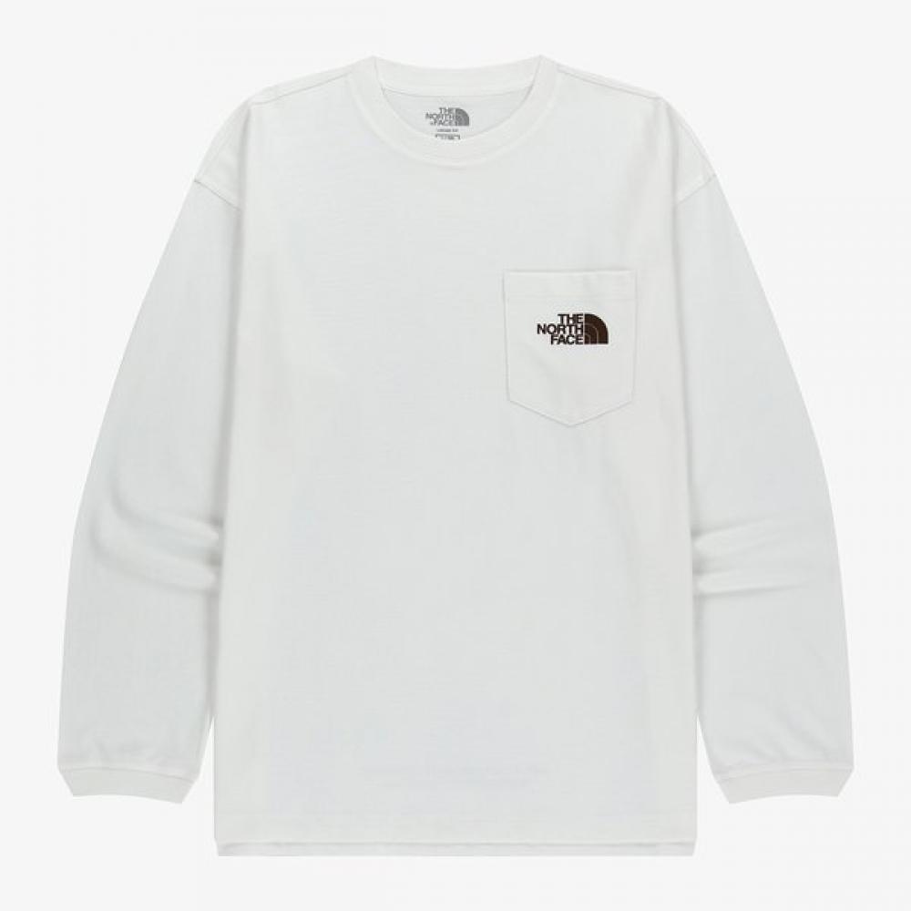 

The North Face White Label Long Sleeve Pocket Tee Off White Nt7tr50k OFF WHITE/090